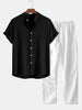 Noah™ - Polohemd und Hose Leinenset