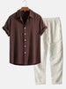 Noah™ - Polohemd und Hose Leinenset