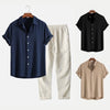 Noah™ - Polohemd und Hose Leinenset