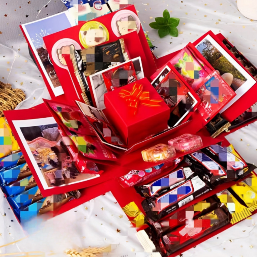 Surprise Pop | Mehrschichtige Explosions-Geschenkbox