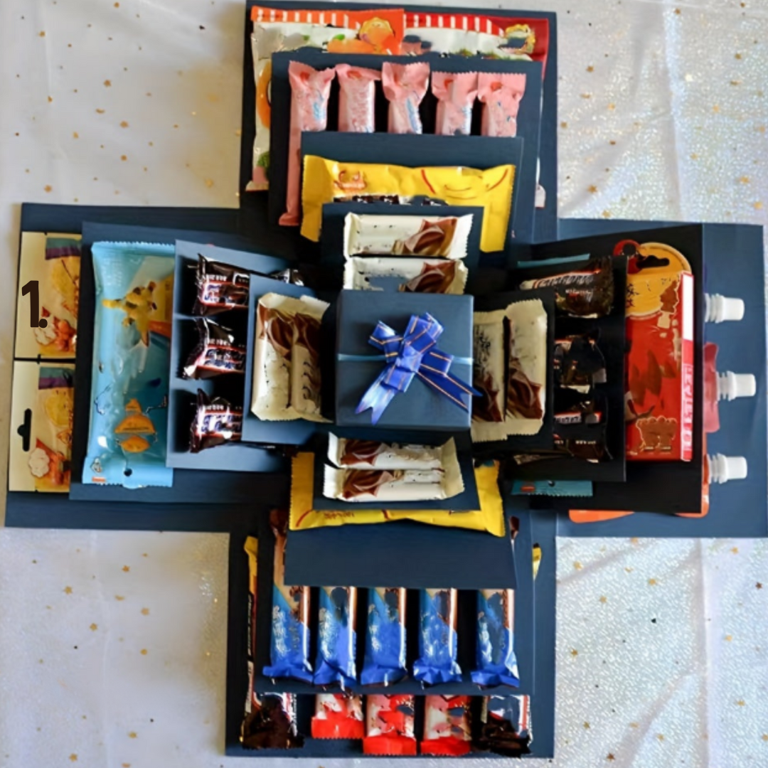 Surprise Pop | Mehrschichtige Explosions-Geschenkbox
