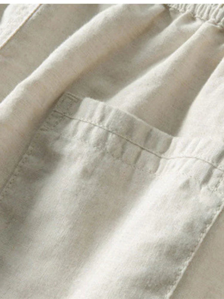 Noah™ - Polohemd und Hose Leinenset