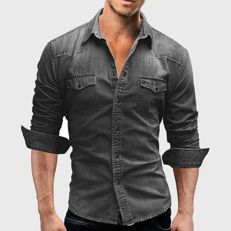 David™ - Retro-Camisole aus Jeansstoff