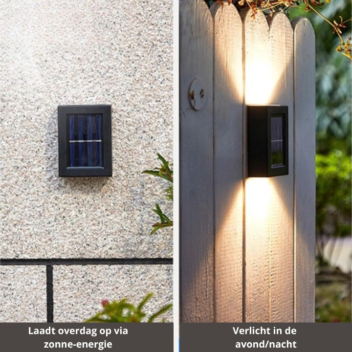 Solar-LED-Wandlampen