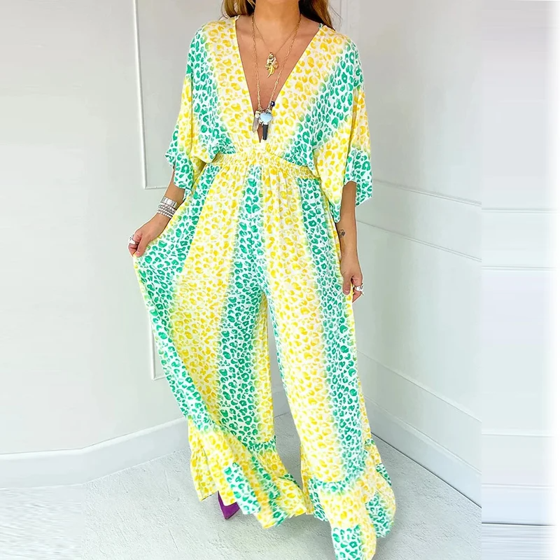 Clara™ - Kimono-Kleid mit V-Ausschnitt