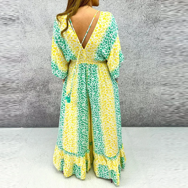Clara™ - Kimono-Kleid mit V-Ausschnitt
