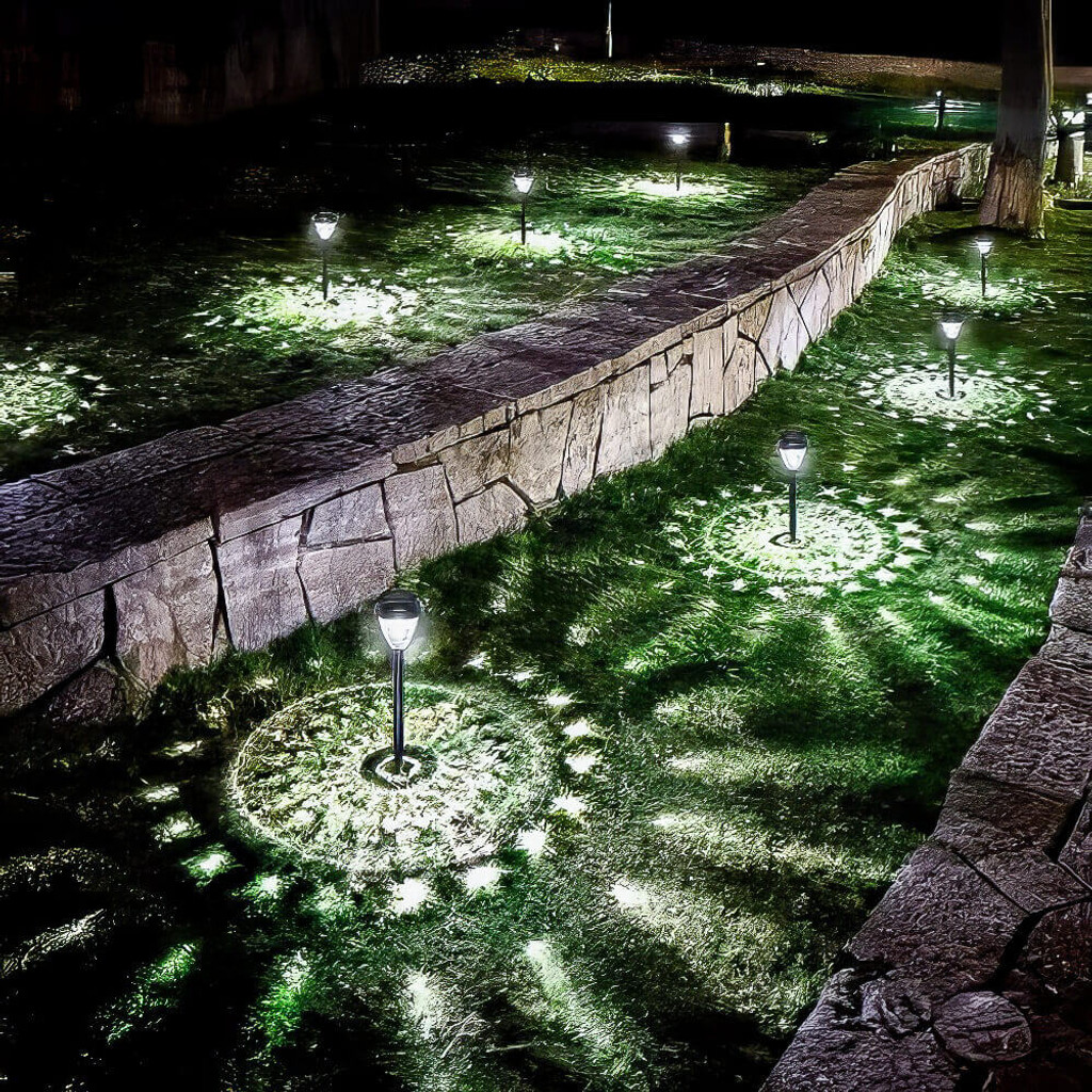 Glitzerndes Garten-Glühlicht - Solarbetrieben