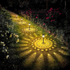 Glitzerndes Garten-Glühlicht - Solarbetrieben
