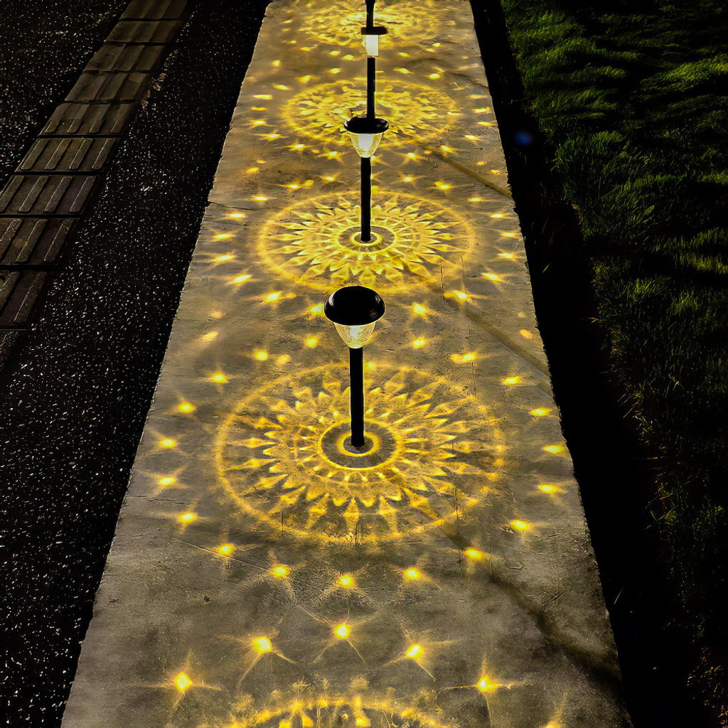 Glitzerndes Garten-Glühlicht - Solarbetrieben