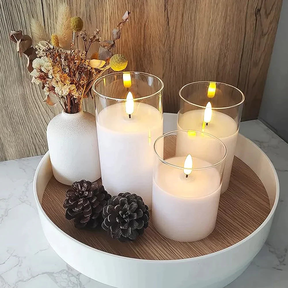 TwinkleCandle™ | Realistisches flammenloses Kerzenset