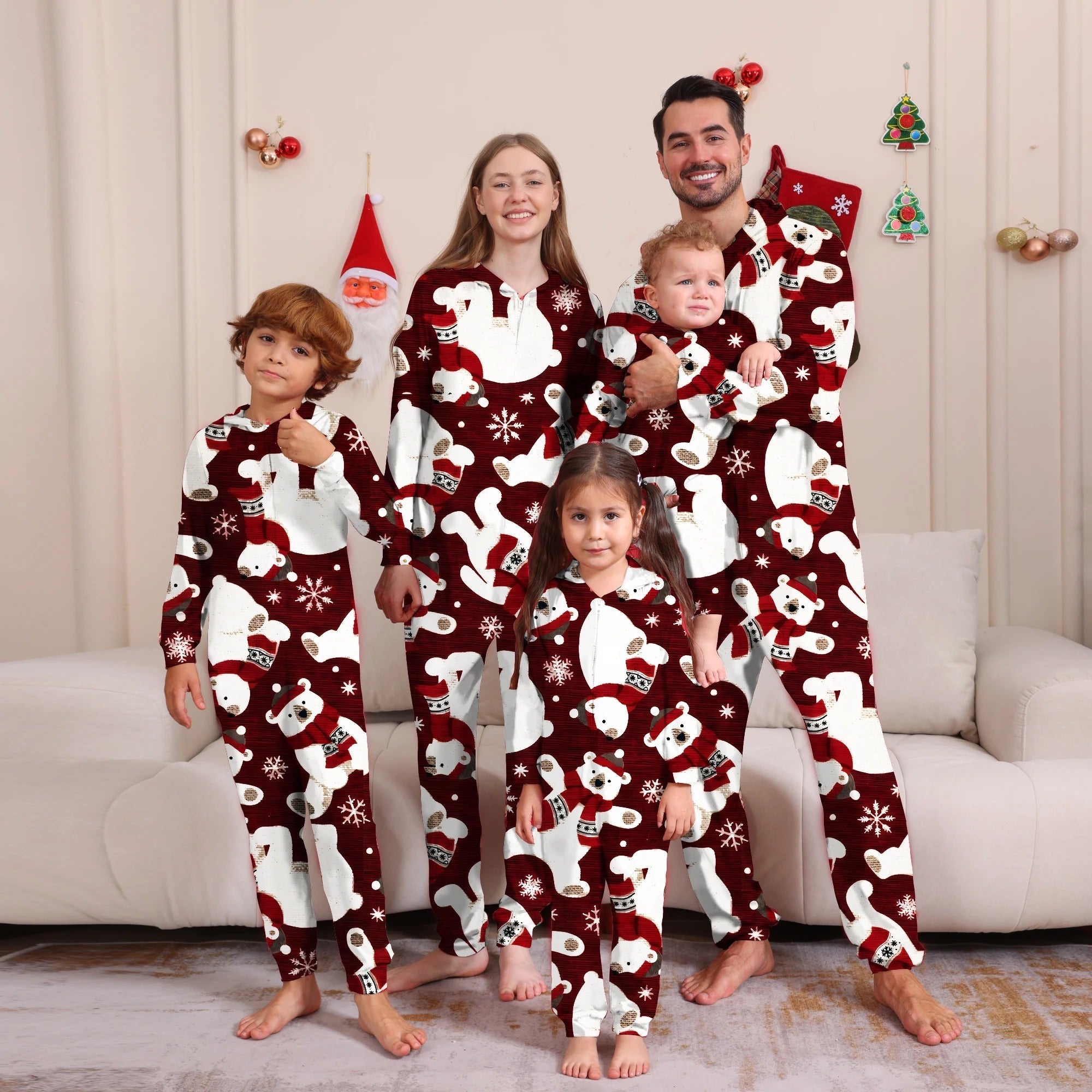 Weihnachten Familie Pyjamas Set