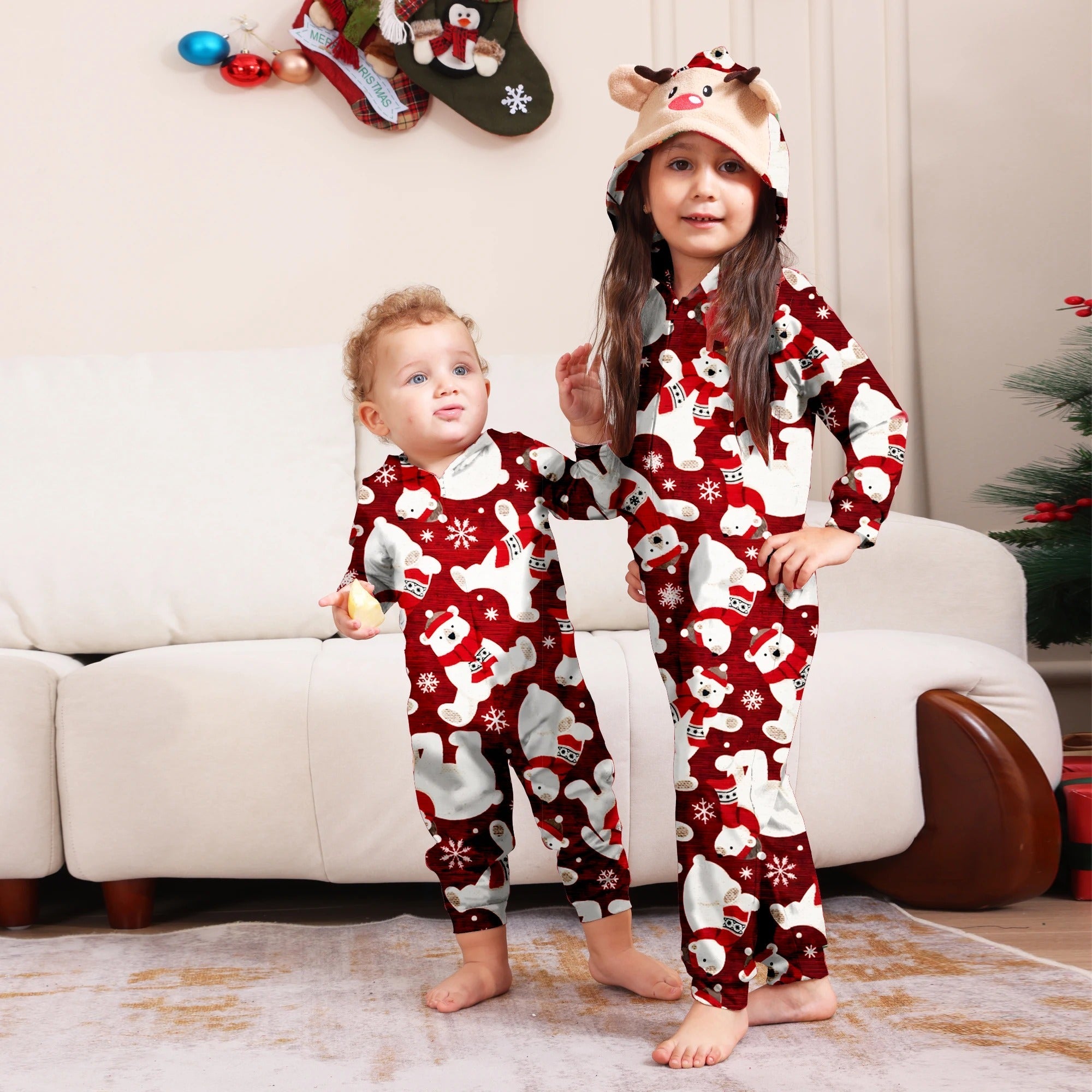 Weihnachten Familie Pyjamas Set