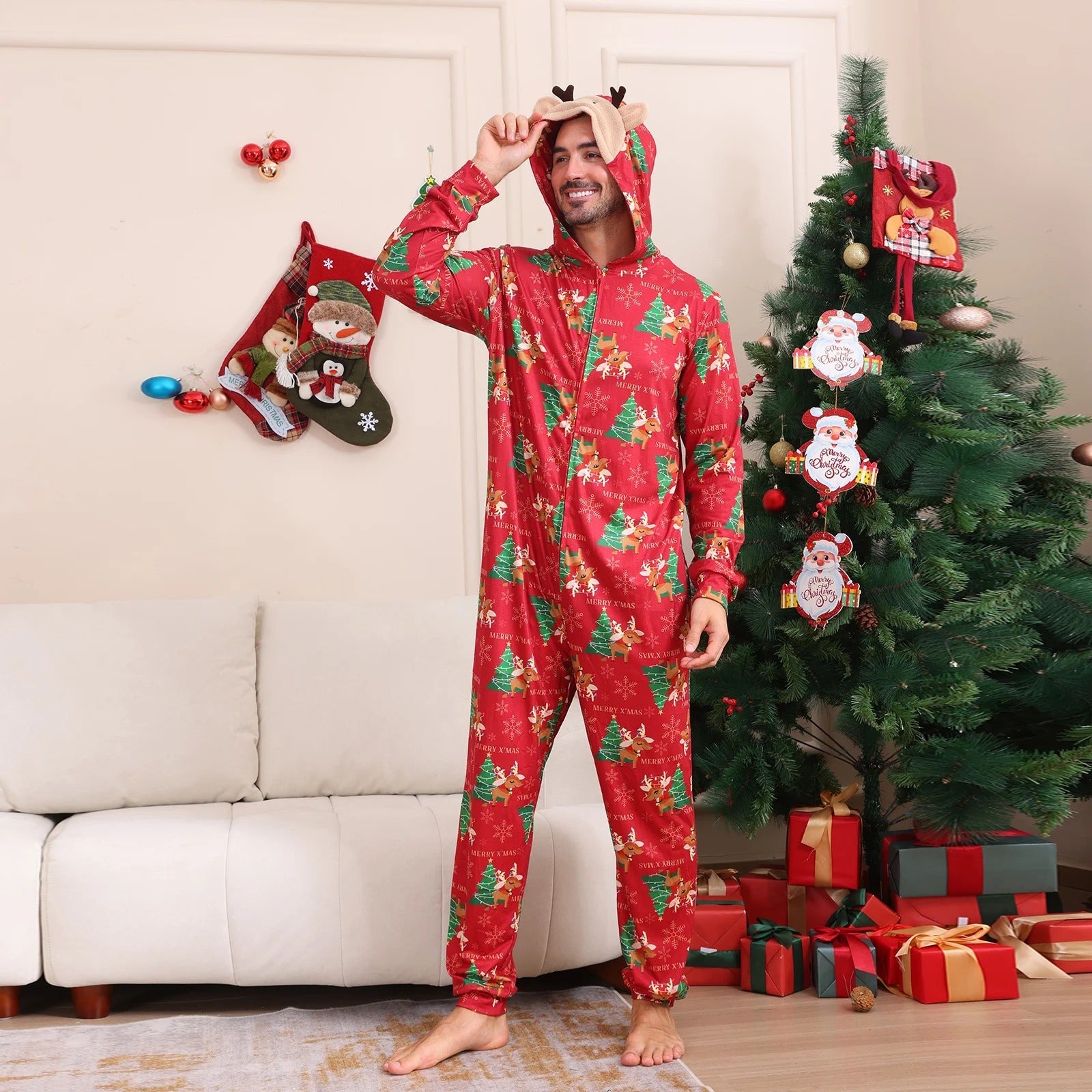 Weihnachten Familie Pyjamas Set