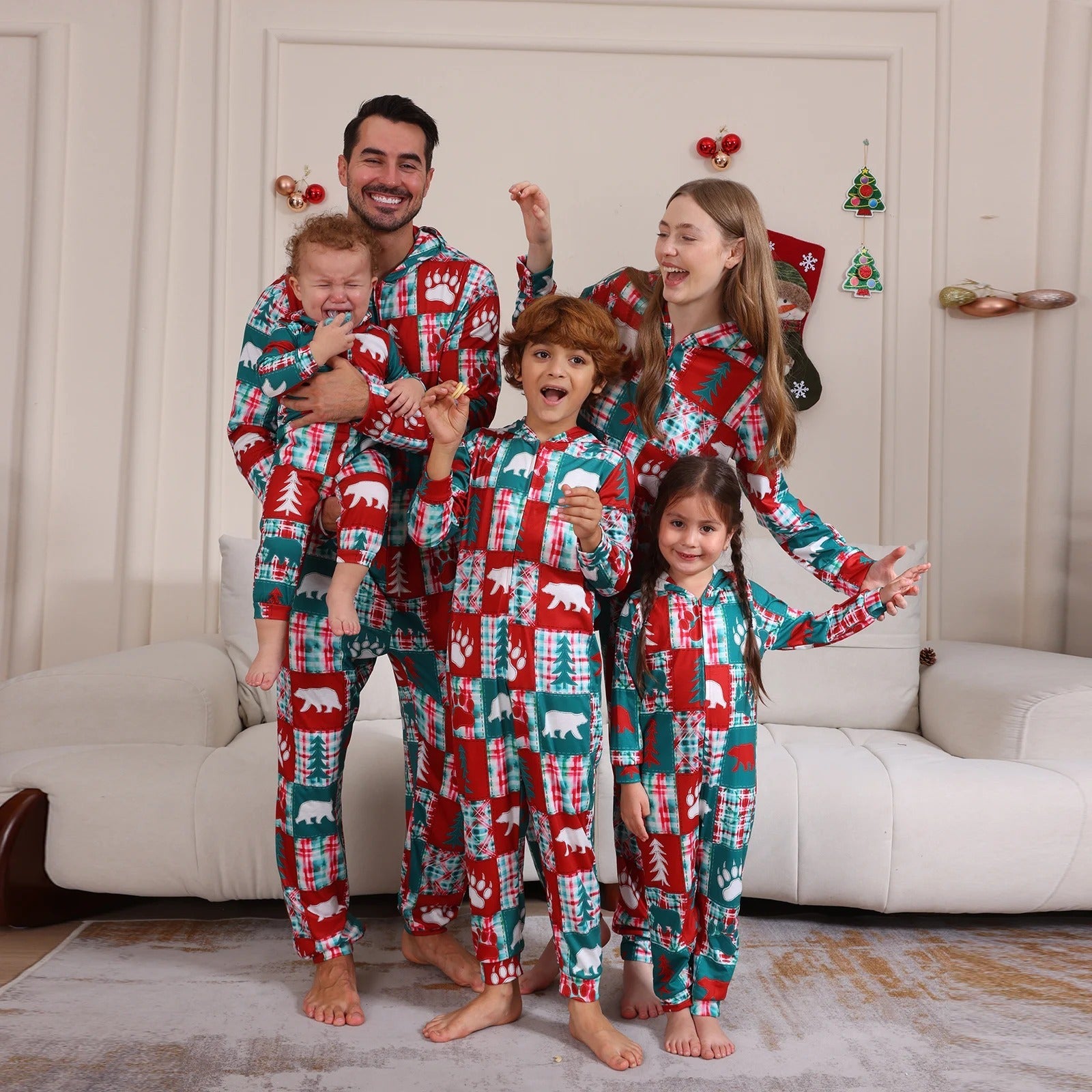 Weihnachten Familie Pyjamas Set