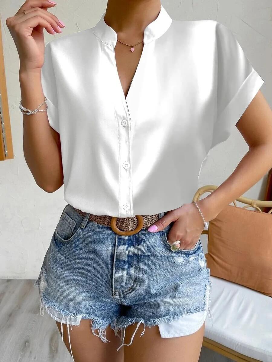 Dana™ - Shirt für Damen mit V-Ausschnitt