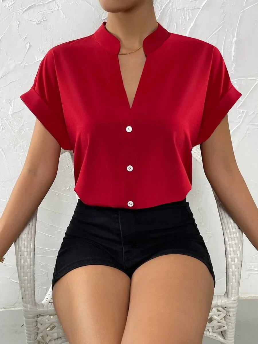 Dana™ - Shirt für Damen mit V-Ausschnitt