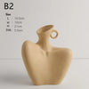 Kunsthandwerkliche Eleganz Keramik Blumenvase