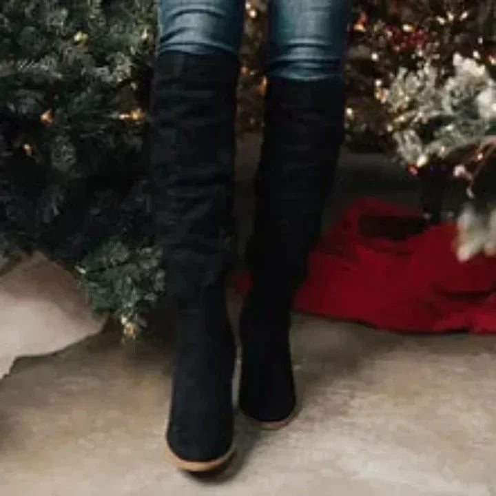 Carla - Luxus Leder Damenstiefel